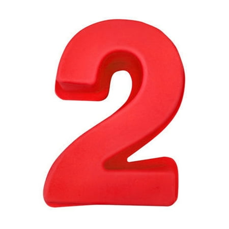 Farfi Flexible Cake Mold Non-stick Silicone Clear Texture 3D Numbers Baking Mold Home Decor (NO. 2 Red)
Farfi Flexible Cake Mold Non-stick Silicone Clear Texture 3D Numbers Baking Mold Home Decor (NO. 2 Red)