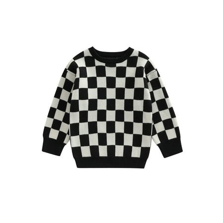 Bagilaanoe Toddler Baby Girl Boy Knitted Sweater Long Sleeve Checkerboard Pullover 6M 12M 24M 3T 4T 5T 6T Kids Warm Jumpers Tops Fall Loose Knitwear
Bagilaanoe Toddler Baby Girl Boy Knitted Sweater Long Sleeve Checkerboard Pullover 6M 12M 24M 3T 4T 5T 6T Kids Warm Jumpers Tops Fall Loose Knitwear