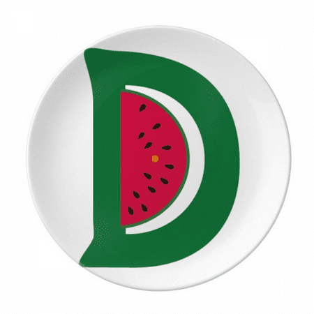 D Alphabet Watermelon Fruit Cute Pattern Plate Decorative Porcelain Salver Tableware Dinner Dish
D Alphabet Watermelon Fruit Cute Pattern Plate Decorative Porcelain Salver Tableware Dinner Dish
