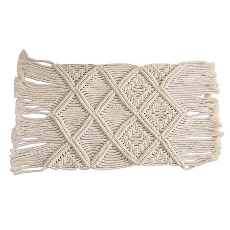 Bohemian Table Runner Table Bed Tapestry Hand-Woven Macrame Table Runner with Tassels Wedding Party Home Decoration(A)
Bohemian Table Runner Table Bed Tapestry Hand-Woven Macrame Table Runner with Tassels Wedding Party Home Decoration(A)