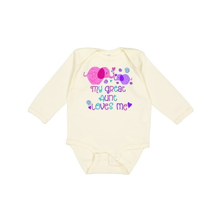 Inktastic My Great Aunt Loves Me- Cute Elephants Gift Baby Boy or Baby Girl Long Sleeve Bodysuit
Inktastic My Great Aunt Loves Me- Cute Elephants Gift Baby Boy or Baby Girl Long Sleeve Bodysuit