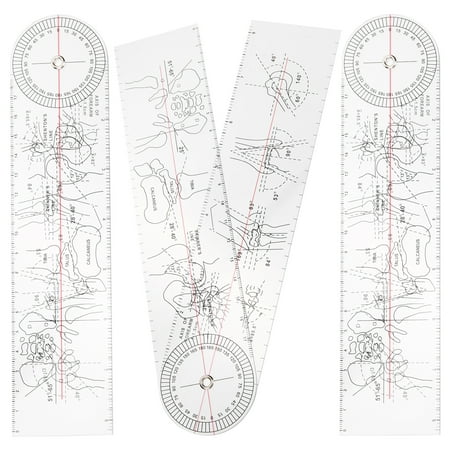 3Pcs Spinal Goniometer Angle Ruler Professional Medical Therapy Angle Ruler Hospital Accessory
3Pcs Spinal Goniometer Angle Ruler Professional Medical Therapy Angle Ruler Hospital Accessory