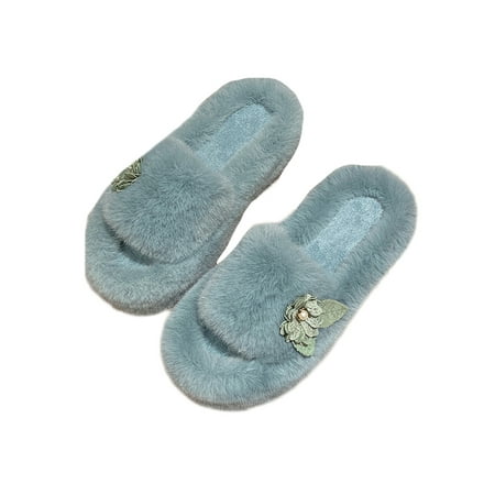 SIMANLAN Women Casual Warm Shoe Comfort Platform Slide Sandals Indoor Cozy Slip On Plush Slipper Blue 8.5
SIMANLAN Women Casual Warm Shoe Comfort Platform Slide Sandals Indoor Cozy Slip On Plush Slipper Blue 8.5