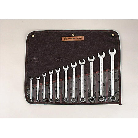 Wright Tool WRI911 0.37-1 in. 12-Point Full Polish Wrightgrip 2.0 Combination Wrench Set - 11 Piece
Wright Tool WRI911 0.37-1 in. 12-Point Full Polish Wrightgrip 2.0 Combination Wrench Set - 11 Piece