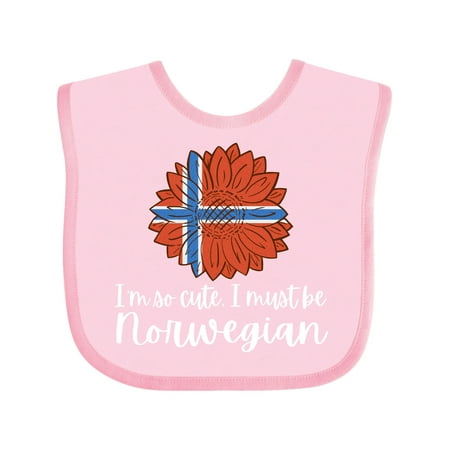 Inktastic I m So Cute I Must Be Norwegian Sunflower Norway Flag Gift Baby Boy or Baby Girl Bib
Inktastic I m So Cute I Must Be Norwegian Sunflower Norway Flag Gift Baby Boy or Baby Girl Bib