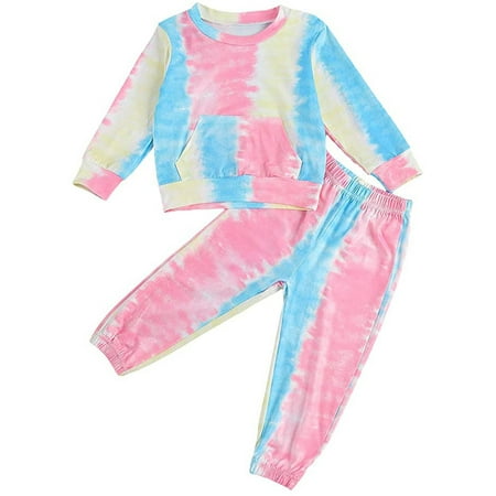 Utoimkio White Toddler Girls Jumpsuit Toddler Kids Baby Boys Girls Tie-Dye Fashion Keep Warm Tops+Pants Outfits Set
Utoimkio White Toddler Girls Jumpsuit Toddler Kids Baby Boys Girls Tie-Dye Fashion Keep Warm Tops+Pants Outfits Set