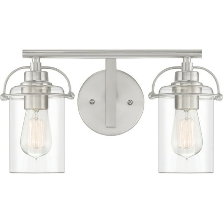 Quoizel Emr8602 Emerson 2 Light 16 Wide Bathroom Vanity Light - Nickel
Quoizel Emr8602 Emerson 2 Light 16 Wide Bathroom Vanity Light - Nickel