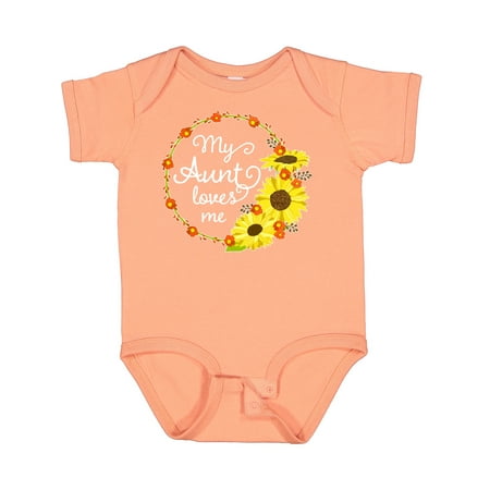 Inktastic My Aunt Loves Me with Sunflower Wreath Gift Baby Boy or Baby Girl Bodysuit
Inktastic My Aunt Loves Me with Sunflower Wreath Gift Baby Boy or Baby Girl Bodysuit