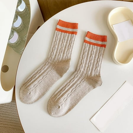 5 pairs Women Autumn And Winter Matching Thickened Warm Mid Tube Socks Women Thick Socks womens socks Color random
5 pairs Women Autumn And Winter Matching Thickened Warm Mid Tube Socks Women Thick Socks womens socks Color random