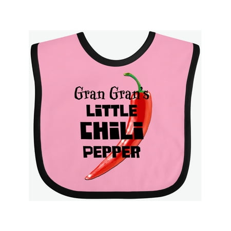 Inktastic Gran Gran s Little Chili Pepper Gift Baby Boy or Baby Girl Bib