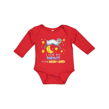 Inktastic I Love My Parents to the Moon and Back Cute Sheep Gift Baby Boy or Baby Girl Long Sleeve Bodysuit
Inktastic I Love My Parents to the Moon and Back Cute Sheep Gift Baby Boy or Baby Girl Long Sleeve Bodysuit