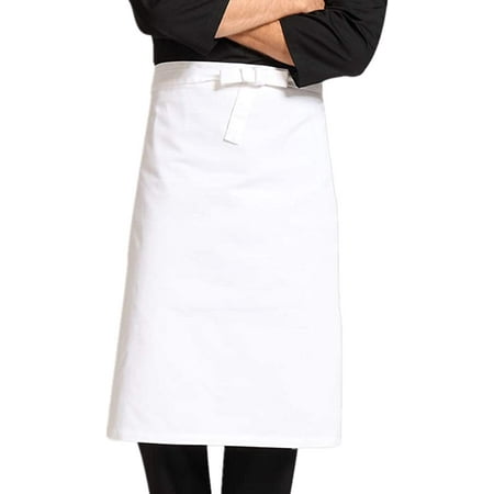 Unisex Chef Apron Pocketless Mid-Length Waist Apron Hotel Chef Uniform Overalls Apron Multicolor Pure Color (White)
Unisex Chef Apron Pocketless Mid-Length Waist Apron Hotel Chef Uniform Overalls Apron Multicolor Pure Color (White)