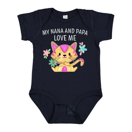 Inktastic My Nana and Papa Love Me with Cute Kitten and Flowers Gift Baby Boy or Baby Girl Bodysuit
Inktastic My Nana and Papa Love Me with Cute Kitten and Flowers Gift Baby Boy or Baby Girl Bodysuit