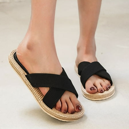 Fashion Spring And Summer Casual Women s Flat-Bottomed Beach Fashion Cross Strap Slippers Note Please Buy One Or Two Sizes Larger
Fashion Spring And Summer Casual Women s Flat-Bottomed Beach Fashion Cross Strap Slippers Note Please Buy One Or Two Sizes Larger