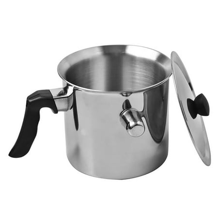 Simmer Pot Stainless Steel 1l Milk Boiler with Lid