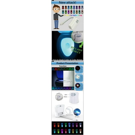CQININI Led Light Gift Decoration Supplies Body Sensing Automatic Led Motion Sensor Night Lamp Toilet Bowl Bathroom Light Multicolor
CQININI Led Light Gift Decoration Supplies Body Sensing Automatic Led Motion Sensor Night Lamp Toilet Bowl Bathroom Light Multicolor