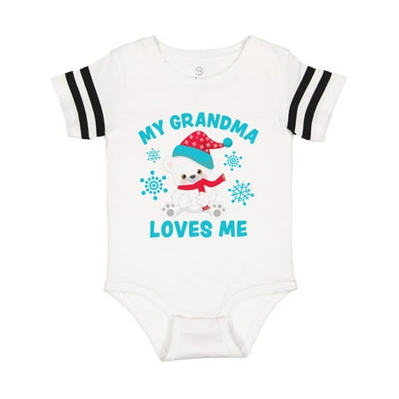 Inktastic Polar Bear My Grandma Loves Me in Santa Hat with Snowflakes Gift Baby Boy or Baby Girl Bodysuit
Inktastic Polar Bear My Grandma Loves Me in Santa Hat with Snowflakes Gift Baby Boy or Baby Girl Bodysuit