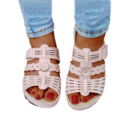 Gillac Womens Summer Hollow Platform Open Toe Slippers Sandals Casual Wedge Comfy Sole Outdoor Beach Shoes
Gillac Womens Summer Hollow Platform Open Toe Slippers Sandals Casual Wedge Comfy Sole Outdoor Beach Shoes