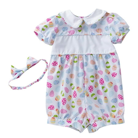 Baby Girls Bodysuits Outfit Baby Girl Easter Eggs Clothes Shorts Sleeve Cartoon Prints Romper Jumpsuit Cute Baby Girl Clothes For 3-6 Months
Baby Girls Bodysuits Outfit Baby Girl Easter Eggs Clothes Shorts Sleeve Cartoon Prints Romper Jumpsuit Cute Baby Girl Clothes For 3-6 Months