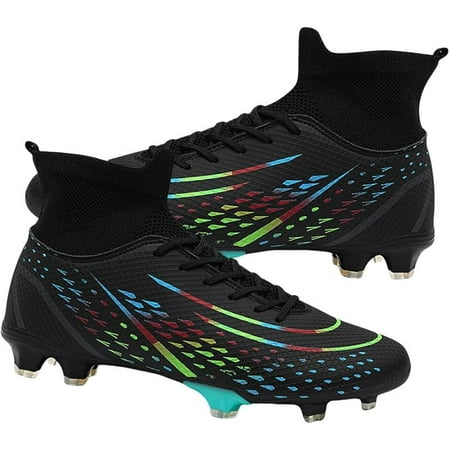 Men s Soccer Cleats High Top AG Spikes Indoor Outdoor Baseball Ankle-Cuff Boots Athletic Professional Firm Ground Turf Non-Slipping Football Sneaker
Men s Soccer Cleats High Top AG Spikes Indoor Outdoor Baseball Ankle-Cuff Boots Athletic Professional Firm Ground Turf Non-Slipping Football Sneaker