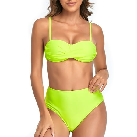 MIARHB Women s Bra Cushioned Strapless Halter High Waist Sexy Bikini Solid Color Separate Swimsuit L Nylon Spandex
MIARHB Women s Bra Cushioned Strapless Halter High Waist Sexy Bikini Solid Color Separate Swimsuit L Nylon Spandex