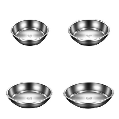 4Pcs 304 Stainless Steel Dinner Plates Kitchen Restaurant Tray Round Dessert Cake Snack Dishes Food Storage Plate
4Pcs 304 Stainless Steel Dinner Plates Kitchen Restaurant Tray Round Dessert Cake Snack Dishes Food Storage Plate