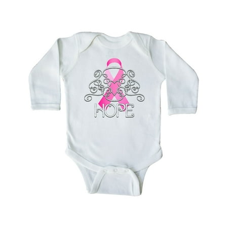 Inktastic Hope- Pink Ribbon Breast Cancer Awareness Gift Baby Boy or Baby Girl Long Sleeve Bodysuit
Inktastic Hope- Pink Ribbon Breast Cancer Awareness Gift Baby Boy or Baby Girl Long Sleeve Bodysuit