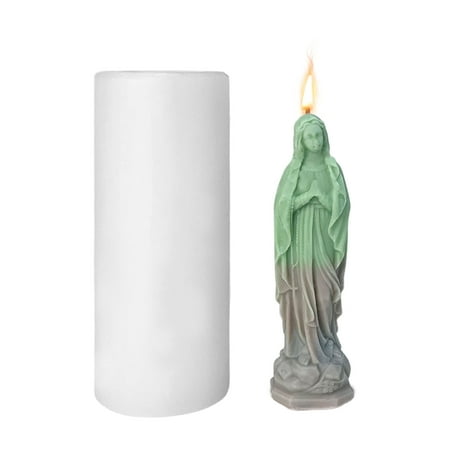 Younar Three-Dimensional Virgin Mary Aromatherapy Gypsum Candle Mould