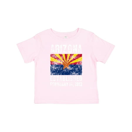 Inktastic Established February 14 1912 Arizona Flag Gift Toddler Boy or Toddler Girl T-Shirt
Inktastic Established February 14 1912 Arizona Flag Gift Toddler Boy or Toddler Girl T-Shirt
