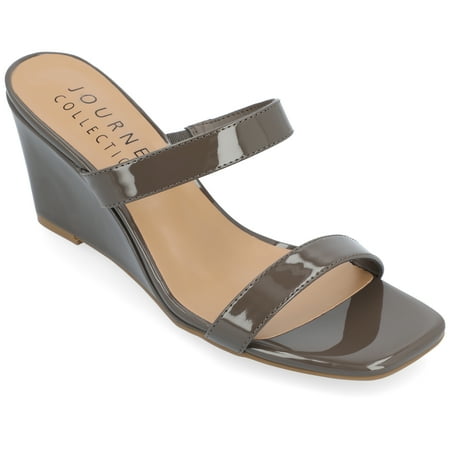 Journee Collection Womens Clover Tru Comfort Foam Low Heel Wedge Sandals