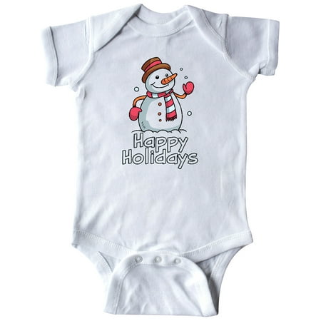 Inktastic Happy Holidays Gift Baby Boy or Baby Girl Bodysuit