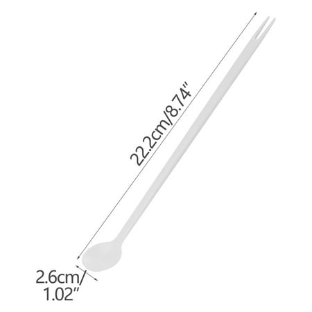 Multifunctional Fork And Spoon Integrated Household Kitchen Fruit Fork Stirring Spoon Tasting Spoon Creative Long Handle Fork
Multifunctional Fork And Spoon Integrated Household Kitchen Fruit Fork Stirring Spoon Tasting Spoon Creative Long Handle Fork