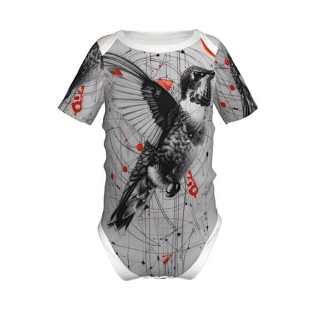 Adobk Abstract Geometric Hummingbird Print Baby Climbing Clothes Jumpsuit Rompers Classic Rompers Child Short sleeve Bodysuits-3 Months
Adobk Abstract Geometric Hummingbird Print Baby Climbing Clothes Jumpsuit Rompers Classic Rompers Child Short sleeve Bodysuits-3 Months