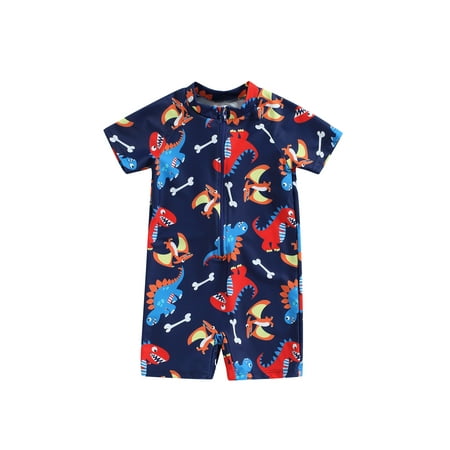 Mildsown Baby Kids Boys One-Piece Swimsuit Dinosaur Print Short Sleeve Zipper Swimwear Romper Bathing Suit for Summer
Mildsown Baby Kids Boys One-Piece Swimsuit Dinosaur Print Short Sleeve Zipper Swimwear Romper Bathing Suit for Summer