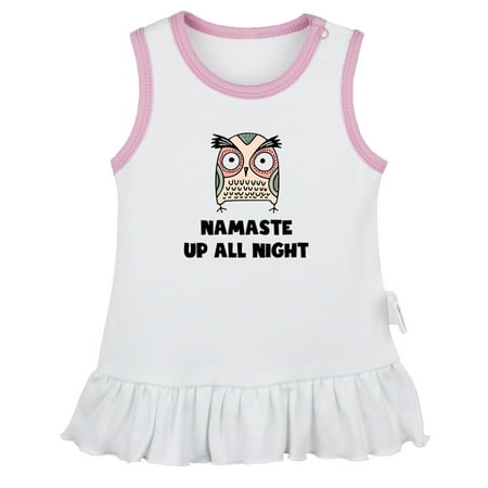 Namaste Up All Night Funny Dresses For Baby Newborn Babies Skirts Infant Princess Dress 0-24M Kids Graphic Clothes (White Sleeveless Dresses 6-12 Months)
Namaste Up All Night Funny Dresses For Baby Newborn Babies Skirts Infant Princess Dress 0-24M Kids Graphic Clothes (White Sleeveless Dresses 6-12 Months)