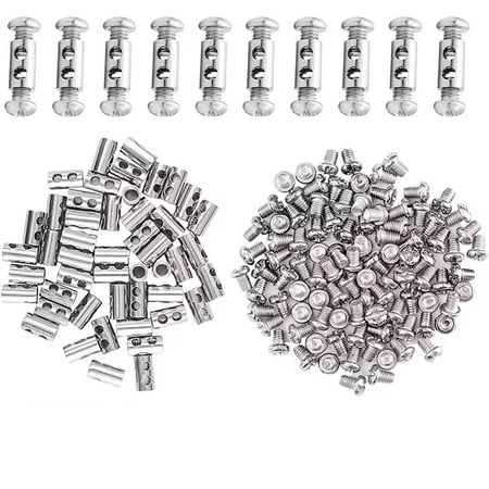 Maozh01 30 Pieces Wire Rope Clips with 60 Screws Double Hole Crimp Buckle Sleeve Crimp Sleeves Silver Clothesline Clamp Crimp Buckle
Maozh01 30 Pieces Wire Rope Clips with 60 Screws Double Hole Crimp Buckle Sleeve Crimp Sleeves Silver Clothesline Clamp Crimp Buckle