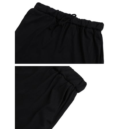 Men’s Sleepwear Short Sleeve Pajamas Set Striped Top and Shorts Casual Home Wear