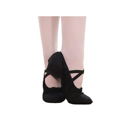 Rotosw Kids Slipper Cross Strap Dance Shoe Split Sole Ballet Slippers Womens Practice Unisex Lightweight Canvas Black 8
Rotosw Kids Slipper Cross Strap Dance Shoe Split Sole Ballet Slippers Womens Practice Unisex Lightweight Canvas Black 8