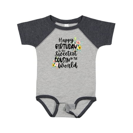 Inktastic Happy Birthday to the Sweetest Cousin in the World Gift Baby Girl Bodysuit
Inktastic Happy Birthday to the Sweetest Cousin in the World Gift Baby Girl Bodysuit