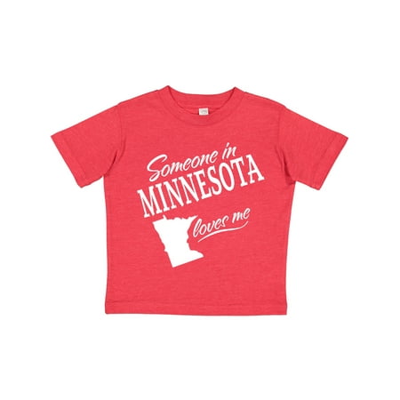 Inktastic Someone in Minnesota Loves Me Gift Toddler Boy or Toddler Girl T-Shirt