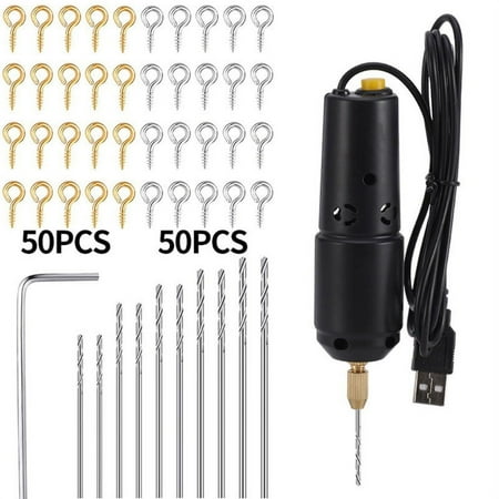 SPHET Small Electric Drill - Portable Mini Small USB Drills Handheld Micro USB Drill
SPHET Small Electric Drill - Portable Mini Small USB Drills Handheld Micro USB Drill