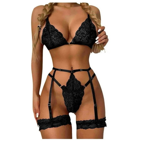 OVTICZA Women s Teddy Bra and Panty Sets Sexy Lingerie Set Babydoll Lace Lingerie with Garter Black M
OVTICZA Women s Teddy Bra and Panty Sets Sexy Lingerie Set Babydoll Lace Lingerie with Garter Black M