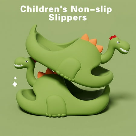 Anvazise 1 Pair Boy Slippers Non-slip Lovely Soft Comfortable Thicken Daily Wear EVA Cute Dinosaur Children s Slippers Summer Supply Atrovirens 21cm
Anvazise 1 Pair Boy Slippers Non-slip Lovely Soft Comfortable Thicken Daily Wear EVA Cute Dinosaur Children s Slippers Summer Supply Atrovirens 21cm