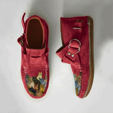 Zpanxa Womens Sandals Women s Shoes Round Toe Retro Cartoon Print Ethnic Style Suede Buckle Flat Casual Shoes Wedge Sandals for Women Red 42
Zpanxa Womens Sandals Women s Shoes Round Toe Retro Cartoon Print Ethnic Style Suede Buckle Flat Casual Shoes Wedge Sandals for Women Red 42