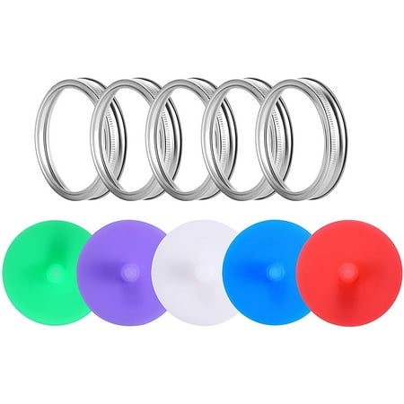 BESHOM Silicone Fermentation Lid Anhydrous Airlock Fermented Pickles (No Jars)