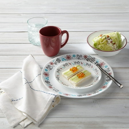 Corelle Classic Nordic Bloom 16-Piece Dinnerware Set