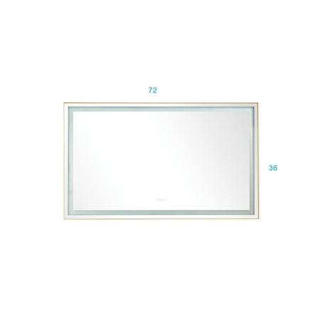 Toolish 72*36 LED Lighted Bathroom Wall Mounted Mirror with High Lumen+Anti-Fog Separately Control
Toolish 72*36 LED Lighted Bathroom Wall Mounted Mirror with High Lumen+Anti-Fog Separately Control