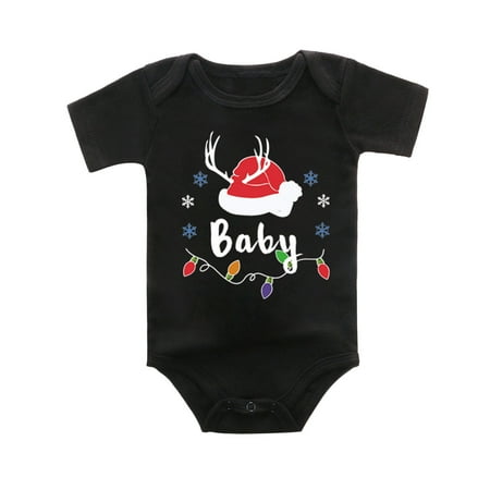 JAKANYQ Bodysuits Infant Boys Girls Short Sleeve Christmas Letter Print Romper Bodysuit Newborn Fall Clothes Simple Stretchy 
JAKANYQ Bodysuits Infant Boys Girls Short Sleeve Christmas Letter Print Romper Bodysuit Newborn Fall Clothes Simple Stretchy