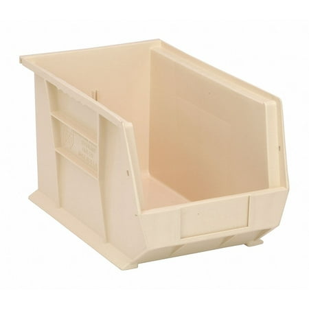 Quantum Storage Systems Hang and Stack Bin Ivory PP 8 in QUS242IV QUS242IV ZO-G4802944