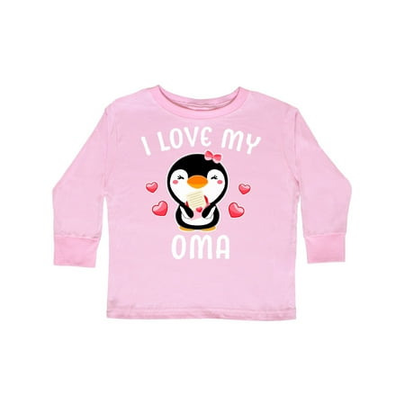 Inktastic I Love My Oma with Cute Penguin and Hearts Gift Toddler Toddler Girl Long Sleeve T-Shirt
Inktastic I Love My Oma with Cute Penguin and Hearts Gift Toddler Toddler Girl Long Sleeve T-Shirt